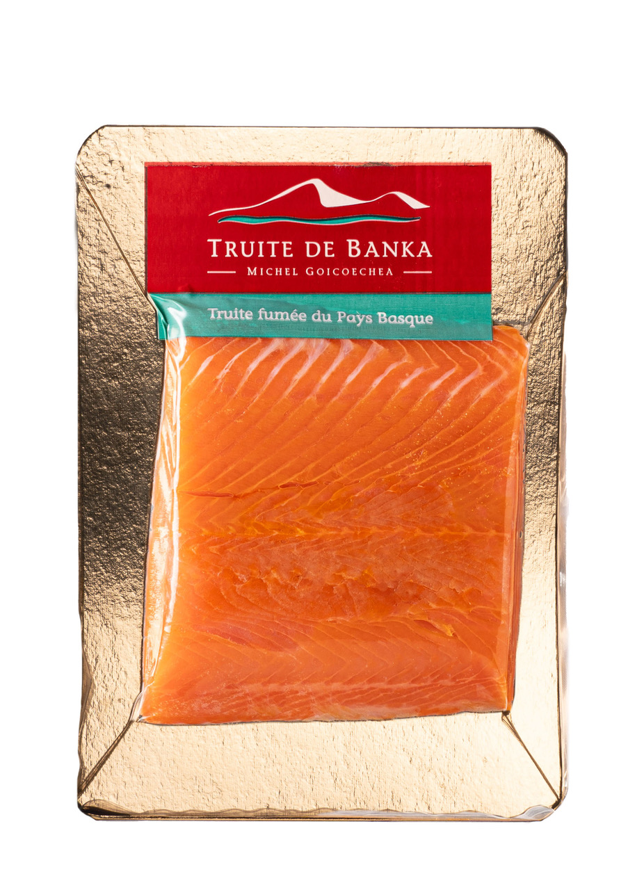 Grand filet fumé de truite non tranché – Truite de Banka