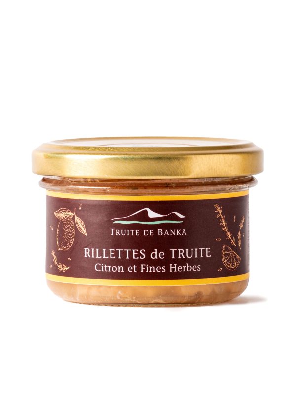 rillettes de truite citron et fines herbes