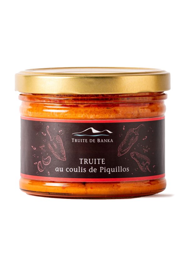 truite coulis de piquillos